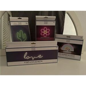 Green and Pink Art & Decals Wall Decor Set